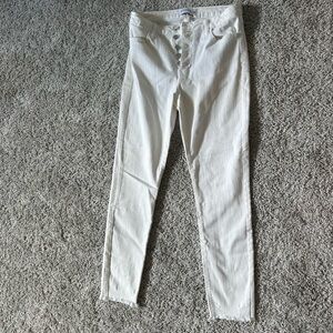 Womens Just black white akinny jeans
